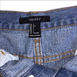 Forever 21 Skirts - Forever 21 blue denim-faded wash mini skirt. Forever 21 Skirts - Forever 21 blue denim-faded wash mini skirt.